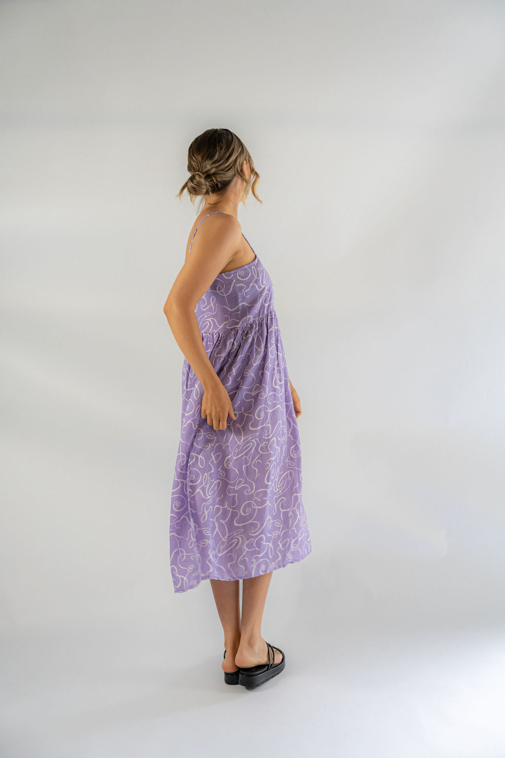 IRIS MIDI DRESS | VIOLA