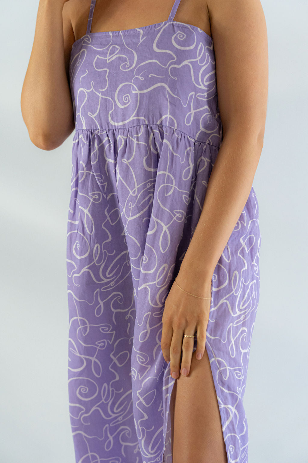 IRIS MIDI DRESS | VIOLA